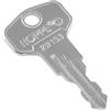 HOPPE Chiave di ricambio per maniglie per finestre bloccabili - serratura chiave 2W153-EL, acciaio nichelato
