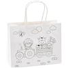 K3T 80514 - Confezione da 3 sacchetti regalo per pittura Bauernhof, dimensioni shopper medie (altezza x larghezza x profondità) 18 x 23 x 10 cm