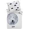Hibboux 80 x 80 cm Cosmic Moon Baby Duvet Cover Set