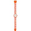 HIP HOP Orologio BAMBINO KIDS FUN quadrante MONO-COLORE BIANCO movimento SOLO TEMPO - 3H QUARZO e CINTURINO SILICONE CON TESSUTO MULTICOLORE HWU1154