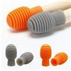 Frienda Smorzatori per Batteria 4 Sordine in Silicone, Arancione, Grigio | 4 Sordine Silenziosi per Esercitazione, Accessori per Batteria e Strumenti Musicali, In Silicone, Design a Griglia