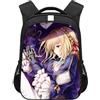 Anjinguang Violet Evergarden Borsa Anime Zaino per la scuola Zaino a tracolla Studenti Bookbag Borsa per laptop Back to School Regali per ragazzi ragazze, Tipo 5., 44*30.5*16cm