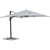 Bizzotto Ombrellone Braccio Ines 3x3 antracite-grigio chiaro