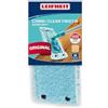 Leifheit Clean Twist M Super Soft Panno Pavimenti Sensibili, Panno Lavapavimenti In Fibre Speciali, Panno Ideale Per Laminati E Parquet Pulizia, Blu, 28 x 12.5 x 3 cm