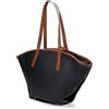 Le Corone Bags Borsa shopper a spalla Capri in pelle dollaro