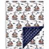 SUPERBE BEBE Copertina Neonato Invernale 75x100 - Coperta Pile Morbida Per Bambini In Cotone Oeko Tex - Coperta Culla Lettino 60x120 - Plaid, Pisolino, Scuola, Asilo Nido - Trapunta Leggera Lettino Con Sbarre