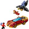 LEGO Auto di Iron Man Car e Black Panther contro Hulk rosso