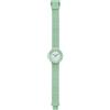 HIP HOP Orologio DONNA NUMBERS COLLECTION quadrante MONO-COLORE BIANCO movimento SOLO TEMPO - 3H QUARZO e CINTURINO SILICONE VERDE HWU0633