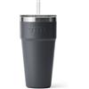 Yeti Tazza con Coperchio e Cannuccia Yeti Rambler 26OZ 760ML Charcoal - 70000001363