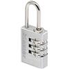 Master Lock 7620EURDCC Lucchetto con Combinazione in alluminio, Grigio, 2 x 5.5 x 0.9 cm