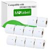 Molabel compatibili per Dymo S0722430 99014 101 x 54mm- Rotoli di etichette per stampanti Dymo LabelWriter 550-10 rotoli, 220 etichette per rotolo