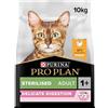 Purina Pro Plan Sterilised Delicate Digestion Crocchette Gatti Adulti Ricco in Pollo 10kg