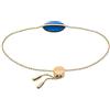 Skagen Bracciale Da Donna In Vetro Di Mare, Lunghezza: 216 mm, Larghezza: 10,5 mm Bracciale In Acciaio Inossidabile Dorato, SKJ1576710