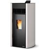 PALAZZETTI Stufa a pellet Ecofire Bianca Lux 9kW aria Palazzetti 805804561 [13021000]