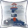 Evans Lichfield Cuscino imbottito con piume a forma di faro nautico