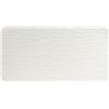 Villeroy & Boch Manufacture Rock Blanc Piatto di servizio rettangolare, Porcellana Premium, Bianco