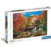 Clementoni - 32574 Collection - Glade Creek Grist Mill - 2000 Pezzi - Puzzle Adulti, Made In Italy