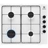 Electrolux Piano Cottura 4 Fuochi a Gas da Incasso Larghezza 60 cm colore Bianco - KGS6404W