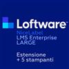 Loftware NiceLabel LMS Enterprise Large - Estensione per 5 stampanti, annuale