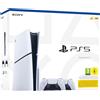 SONY COMPUTER ENT. Ps5 Console 1tb Disco Standard Slim White + 2 Dualsense Ita