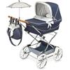 DE CUEVAS TOYS Carrozzina per Bambole Reborn Pieghevole con Ombrello DeCuevas Toys 82044