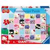 Ravensburger - Puzzle Hello Kitty, Collezione Giant Pavimento, Idea Regalo per Bambini 4+ Anni, Gioco Educativo e Stimolante, 60 Pezzi Giganti, 70x50 cm