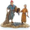 Moranduzzo Pescatori per Presepe da Cm 10 Scala 1:20 - Statuine Presepe Indistruttibili - Stile Arabo, Pittura Rifinita a Mano, Prodotto Ufficiale, Made in Italy, Scultore M. Landi