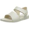 Fitflop Kids Iqushion Pearlised Sandal with Backstrap, Infradito, Silver, 43 EU