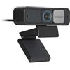 Kensington W2050 Pro 1080p Webcam con Messa a Fuoco Automatica, Alimentazione USB, 2 Microfoni con Riduzione del Rumore Incorporati, Obiettivo Zoom Grandangolare di Qualità HD, Fotocamera Digitale