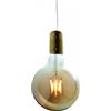 Luci da Esterno Lampada LED con estetica vintage Maxi Globo 6W Vetro Oro