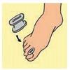 Eumedica DIVARICATORE PER DITA DEI PIEDI GEL TOE SEPARATOR M