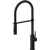 Paffoni Light miscelatore lavello professionale nero opaco/nero LIG179NONO