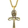 Bestyle Collana Occhio di Horus Donna Uomo Collana Egiziana Donna Collana con Occhio Horus Collana Occhio Horus 50+5cm Regolabile