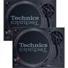 TECHNICS SL 1210 MK7 BLACK coppia giradischi DJ professionali trazione diretta