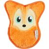 Outward Hound Durablez Tough Plush Squeaky Dog Toy, Fox, Orange, XS
