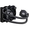 Cooler Master Dissipatore A Liquido Masterliquid Lite 120 Cpu Pompa Dissipazione Doppia E Ventola Aria Da 120 Mm, Nero,120