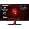Acer Nitro KG272S3bmiipfx, Monitor Gaming PC 27, Display VA Full HD 180 Hz, 0,5 ms, 16:9, FreeSync Premium, HDMI (2.0), DP (1.2), Lum 250 cd/m2, ZeroFrame, Speaker Integrati, Cavo HDMI Incluso
