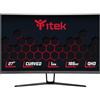 Itek monitor GGC - 27 Curvo, 2560x1440 WQHD, HDR400, Pannello VA da 165 Hz, Risposta 1 ms, FreeSync, G-Sync, Adaptive Sync, 2xHDMI, 2x Display Port, Flicker Free