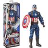 HASBRO ITALY Srl MARVEL Avengers - Captain America (Action figure Titan Hero da 30 cm, per bambini dai 4 anni in su)