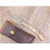 arburesa COLTELLO ARTIGIANALE 20 CM arburesa manico corno muflone scuoio sardo incisione