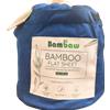 bambaw - Lenzuolo di Sopra in Seta di Bambù - Blu Navy