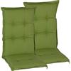 BEO AU 31 Nizza HL lusso Saumauflage Piacevole sedia comfort di seduta, spessore di 7 cm, verde