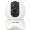 Foscam 5 MP Videocamera di sorveglianza WiFi interni, Pan-Tilt con 6 x Zoom digitale, Audio Bidirezionale, Visione Nocturna, Rilevamento di movimento/Persona, Assistente vocale, Monitor Bebe