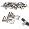 Lonely high heels 30 Pezzi Collari per Tubi 6mm Fermacavo Unico Foro in Acciaio Inox V2A Supporti a U Morsetti per Tubi Collari Heavy Duty Fissaggi per Cavi Ø 6-7mm Tubazioni per Acqua Tubi PVC Installazione
