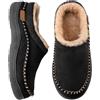 Generico Ciabatte Con Pelo Uomo Comode Antiscivolo Slippers Chiuse Morbide Ciabatte Termiche Casa Calde Ciabatta Camera Offerta Scarpe Leggere Peluche Pantofole Pelose Fluffy Babbucce Invernali Eleganti