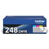 Brother TN-248VAL cartuccia toner 4 pz Originale Nero, Ciano, Magenta, Giallo [TN248VAL]