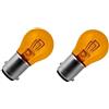cyclingcolors 2x lampadina 12V 21/5W BAY15D arancione lampeggiante lampada auto moto