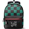 KARACTERMANIA Demon Slayer Tanjiro-Zaino ECO 2.0, Multicolore, 32 x 44 cm, Capacità 22.5 L