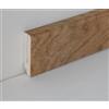 Hobby Legno - Battiscopa Rivestito In Legno Di Rovere Verniciato mm. 50X13X2400 (Prezzo Per ml. 4, 80)