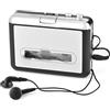 Diyeeni Lettore di cassette da MP3 Converter, lettore di cassette USB 2.0 portatile, Plug and Play Tape to PC Convertitore di cassette Digitalizzatore Adattatore per lettore Walkman retrò con auricolare